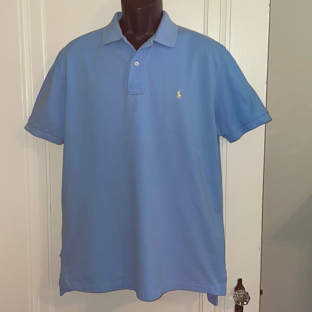 Polo Ralph Lauren light blue polo shirt